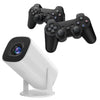 Proyector de juegos P30 con sistema Android 11 y controlador de juegos inalámbrico, cine en casa 720P (enchufe de la UE)