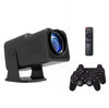 Proyector de juegos HY320 con sistema Android 11 y controlador de juegos inalámbrico, cine en casa 720P (enchufe estadounidense)