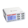 Cargador inteligente USB de 6 puertos SUNSHINE SS-304D con pantalla digital multipuerto y carga rápida para teléfono móvil (enchufe estadounidense)