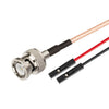 Cable adaptador de extensión de prueba de RF RG316 de BNC macho a doble DuPont hembra (1 m)