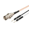 Cable adaptador de extensión de prueba de RF RG316 de BNC hembra a doble DuPont macho (0,3 m)