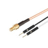 Cable adaptador de extensión de prueba RF SMB macho a doble DuPont macho RG316 (0,5 m)