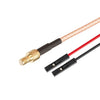Cable adaptador de extensión de prueba RF SMB macho a hembra dual DuPont RG316 (1 m)