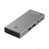 Concentrador de disco duro de doble protocolo Blueendless M.2 Nvme/Sata con USB 10G x 2 + Tipo-C 10G + 5 V 2 A