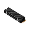 Disipador de calor de aluminio para SSD NVME M.2 2280 de FinalCool para PC de escritorio PS5 (negro)