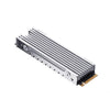 Disipador de calor de aluminio para SSD NVME M.2 2280 de FinalCool para PC de escritorio PS5 (plateado)