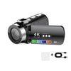 Cámara de vídeo digital con visión nocturna, color negro, sin luz y WiFi HD 4K