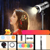 Trípode de 175 W + 2,1 m, 102 LED, foco para fotografía de retrato, luz de relleno, enfoque ajustable, triple temperatura de color, enchufe de EE. UU.