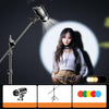 Trípode de 275 W + 2,1 m + travesaño, 102 LED, foco para fotografía de retrato, luz de relleno, enfoque ajustable, triple temperatura de color, enchufe de EE. UU.