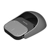 Ratón inalámbrico Bluetooth de modo dual Cheerdots 2 con carga magnética inteligente y división de aire, color plateado básico