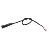 Cable mono hembra de 2,5 mm, 2 pines, auxiliar, de un solo cabezal, para altavoz, audio, cable de alimentación, longitud: 25 cm