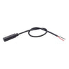 Cable mono hembra de 3,5 mm, 2 pines, auxiliar, de un solo cabezal, para altavoz, audio, cable de alimentación, longitud: 25 cm