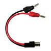 Cable de prueba de BNC a conector banana, cable de conexión apilable para fuente de señal (BC0005001200)