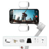 Luz de relleno para estabilizador de cardán de mano DJI/Zhiyun, lámpara LED magnética para fotografía, luz de relleno para teléfono móvil, modelo: XJ97, lámpara doble