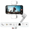 Luz de relleno para estabilizador de cardán de mano DJI/Zhiyun, lámpara LED magnética para fotografía, luz de relleno para teléfono móvil, modelo XJ97P, juego de lámpara doble + clips
