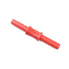 Cable de extensión para multímetro con adaptador banana de 4 mm y conector directo (rojo)