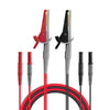 Pinza de cocodrilo para multímetro, conector banana de 4 mm, pinza de prueba de silicona de 4 hilos (BC0001004800)