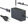 Cargador rápido para Microsoft Surface Laptop de 65 W, 15 V, 4 A, con puerto USB-A de 5 V, 1 A, adaptador de CA y enchufe de la UE.