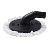 Cabezal de cepillo universal para aspiradora doméstica, diámetro interior de 32 mm, cabezal de fregona para suelos (negro y blanco)