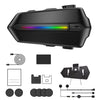 Auriculares Bluetooth para casco de motocicleta C5S IPX6, resistentes al agua, con reducción de ruido CVC. Especificaciones: micrófonos suaves y duros.
