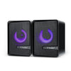 Altavoces de escritorio T-WOLF S3 USB/3,5 mm para teléfono, PC y portátil. Sistema de sonido con subwoofer de doble diafragma (negro).