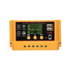 Controlador solar de carga fotovoltaica de 30 A, 12 V y 24 V con pantalla LCD