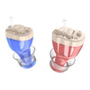 Audífono digital inteligente con reducción de ruido CIC, amplificador de sonido ajustable para personas mayores. Color: izquierdo y derecho, rojo y azul.