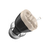 Audífono digital inteligente con reducción de ruido CIC, amplificador de sonido ajustable para personas mayores. Color: negro para oído derecho.