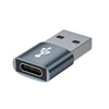 Adaptador USB 2.0 para celular a computadora con carcasa de aleación JINGHUA S505 (USB macho a tipo C)