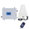 Amplificador de señal para teléfono móvil de triple banda 900/1800/2100. Especificaciones: enchufe UE (con cable de 10 m).