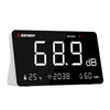 Medidor de ruido de escritorio SNDWAY SW-525S Medidor de temperatura y humedad Medidor de decibelios Monitor de ruido ambiental