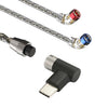 Cable de actualización para auriculares CVJ TS800 de ocho hilos con conectores de audio intercambiables chapados en cobre y plata, estilo: tipo C, pin S
