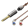 Cable de actualización para auriculares CVJ VS400 con conector de audio intercambiable de cobre libre de oxígeno, estilo: 4,4 mm x 0,78 mm