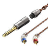 Cable de actualización para auriculares CVJ VS400 con conector de audio intercambiable de cobre libre de oxígeno, estilo MMCX de 4,4 mm