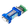 Convertidor bidireccional DTECH RS232 a RS485 con protección contra sobretensiones y transitorios - Interfaz pasiva optoaislada