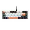 Teclado mecánico con cable iMICE GK-690 tipo C (negro, naranja y blanco)