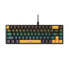 Teclado mecánico con cable iMICE GK-690 tipo C (negro y amarillo)