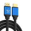 Cable de conexión de video HDMI VegGieg V2.0 4K60Hz para decodificador de TV, monitor de computadora, proyección, tamaño: 1,5 m (negro)