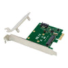 Tarjeta de expansión de almacenamiento SSD SUNWEIT ST58 PCIe X1 ASM1061 de un solo puerto MSATA de 6 Gbps