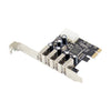 Tarjeta de expansión de alta velocidad para computadora industrial SUNWEIT ST623 PCIe x1 MCS9990 de 4 puertos USB 2.0