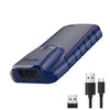 Escáner Bluetooth inalámbrico portátil con clip trasero para teléfono celular NETUM E950 de 1/2 código