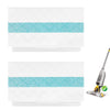 Repuestos de mopa desechables para Shark Vacmop VM252/VM250/VM200/VMP30 (tira azul) (paquete de 2)