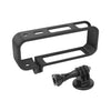 Estuche protector expandible CQT para cámara Insta360 X5 360, a prueba de golpes, horizontal, negro