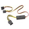 Cable de 12 V a SATA 1 a 2 para tarjeta gráfica y disco duro Cable de alimentación para disco duro