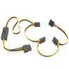 Cable de 12 V a SATA 1 a 4 para tarjeta gráfica y disco duro Cable de alimentación para disco duro