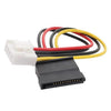 Cable de alimentación DVR de 15 cm, 4 pines a SATA 15 pines para HDD