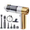 SUITU ST-6692Plus Aspiradora de mano pequeña para coche (oro blanco)