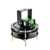 Plataforma eléctrica negra Yahboom 2DOF con servomotor para coche robot