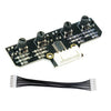 Módulo de sensor de seguimiento infrarrojo Yahboom de 4 canales para robot de coche inteligente. Especificaciones: Módulo + cable de 6 pines.
