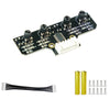 Módulo de sensor de seguimiento infrarrojo Yahboom de 4 canales para robot de coche inteligente. Especificaciones: con cable de 6 pines y columna de cobre de 23 mm.